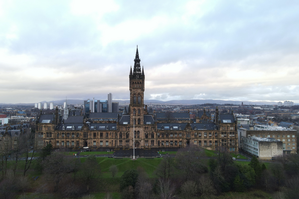 Visit glasgow university in your motorhome hire